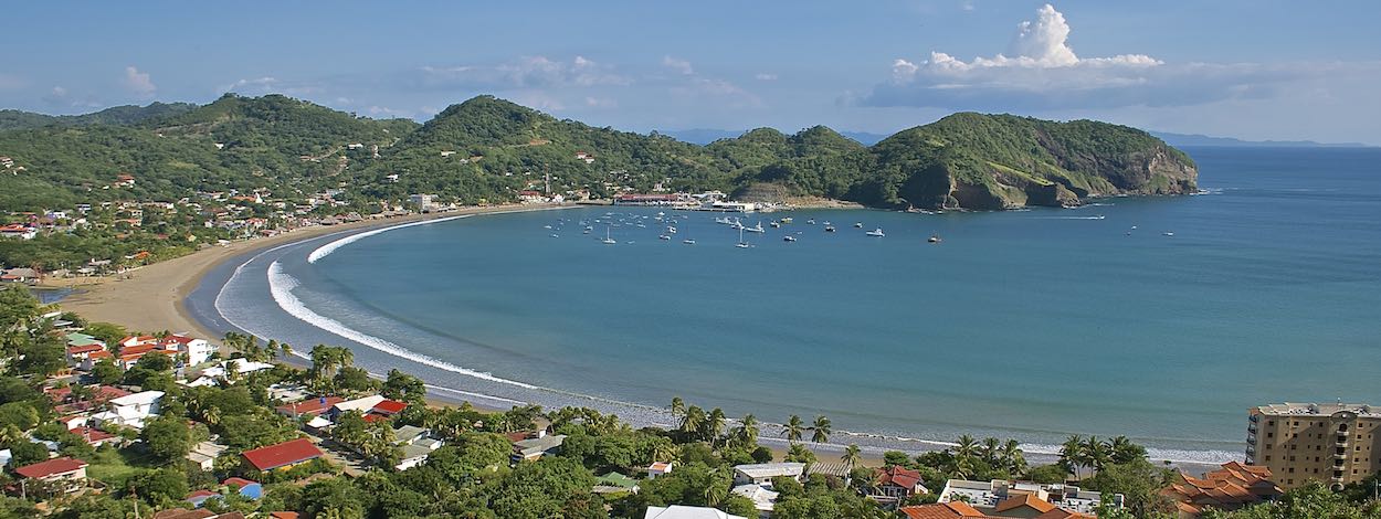 San Juan del Sur bay and beachfront